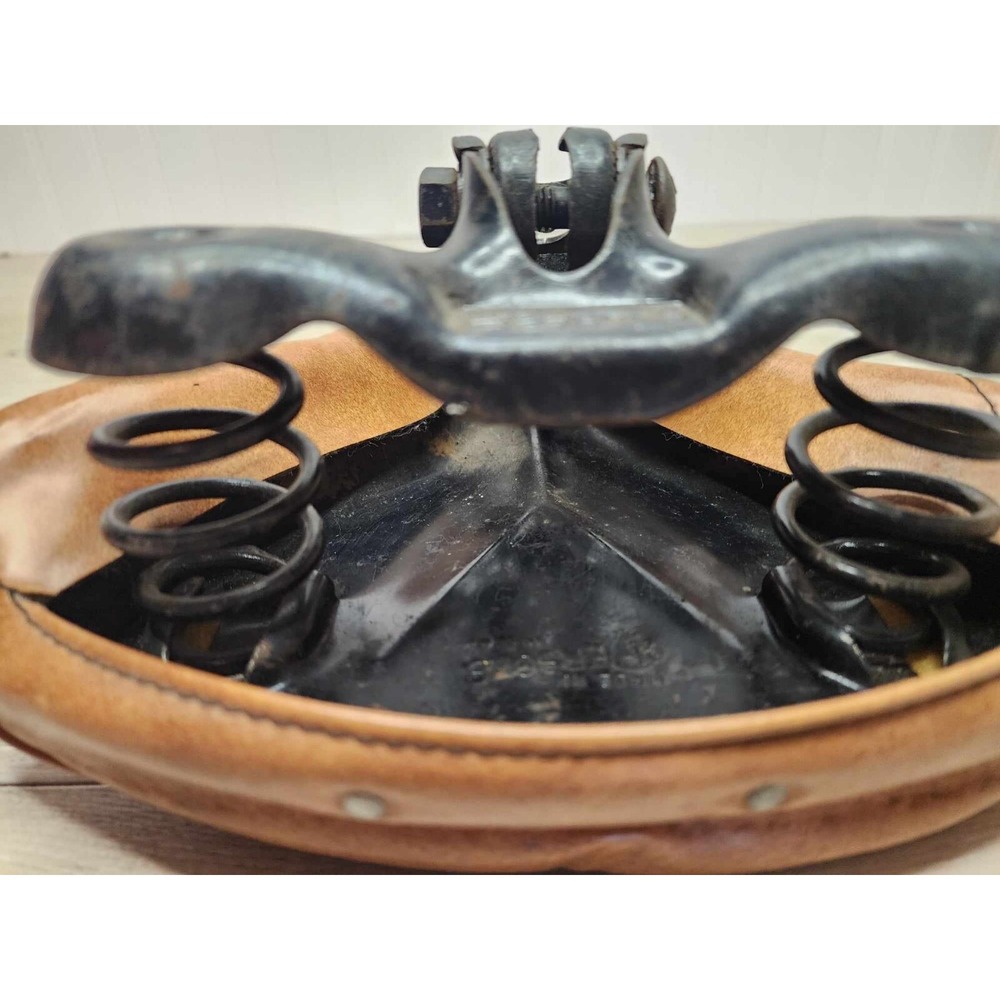 Vintage Persons Bicycle Cruiser Saddle Seat Made in USA Brown tan - Picture 12 of 13